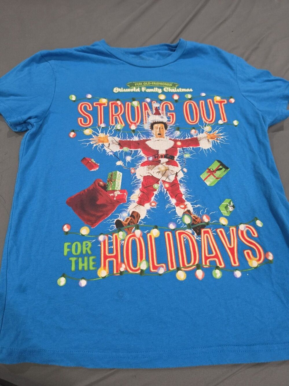Blue Grisworld Family Christmas Tshirt Family Christmas Shirt Size M #110